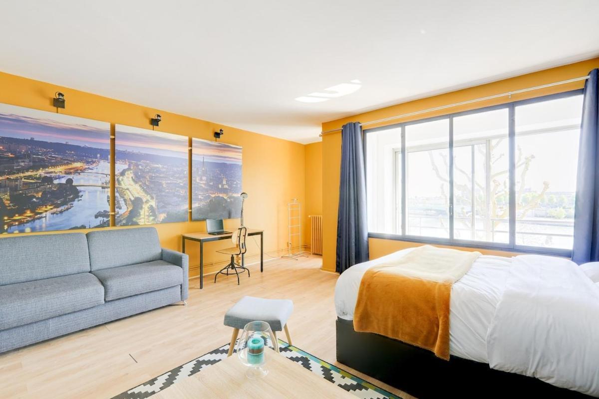 La Cathedrale - Vue Sur Seine Apartment Руан Екстериор снимка